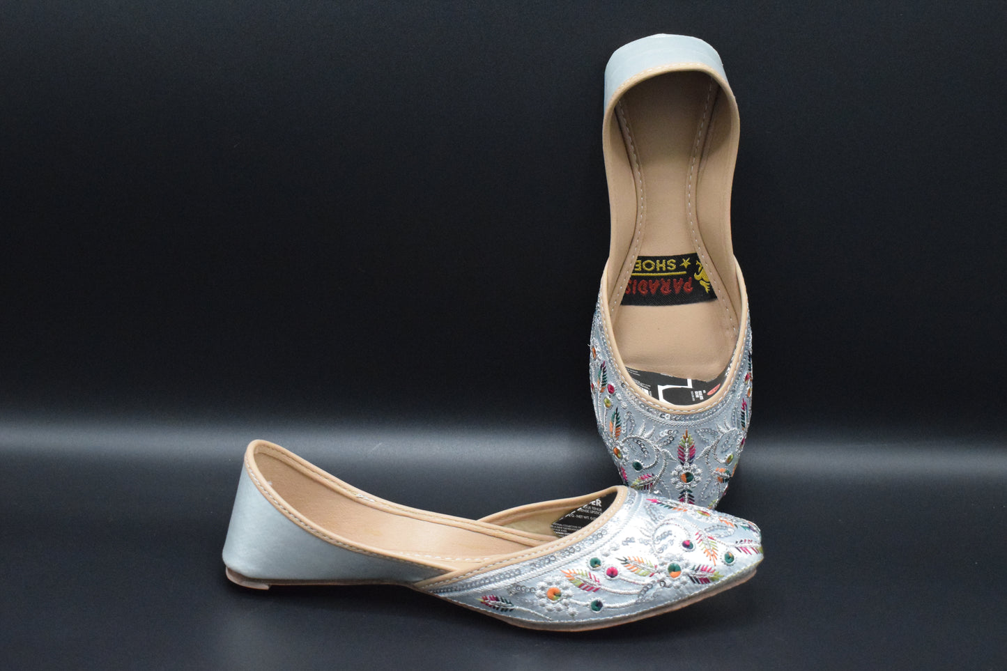 Shop Now Silver Handmade Khussa Premium Quality at 4feet