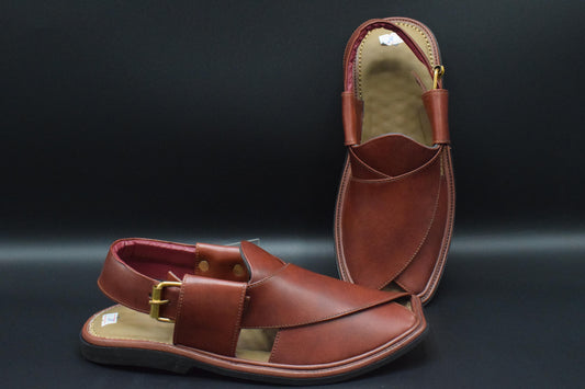 Buy Now Red Classical Smart Zalmi Peshawari Chappal At 4feet