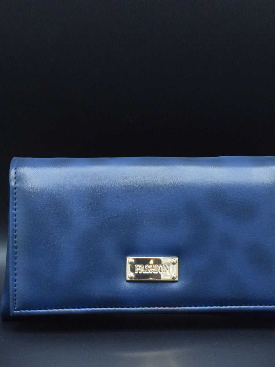 Shop the Blue Hand Clutch Pure Leather by 4Feetstores