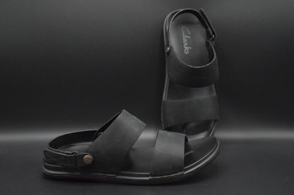 Buy Now Black Premium clarks sandal 2 straps