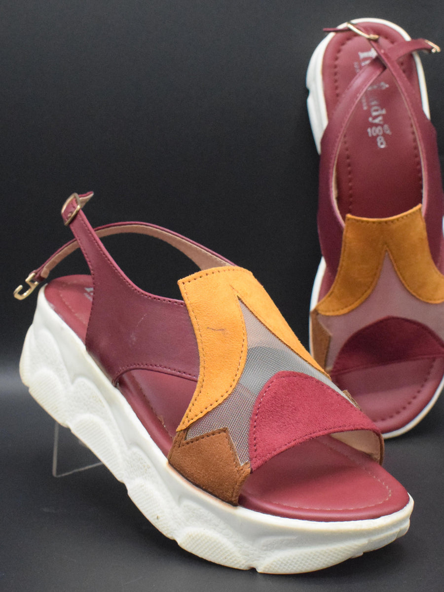 Buy Premium Double Sole Girls Sandals Multi Color