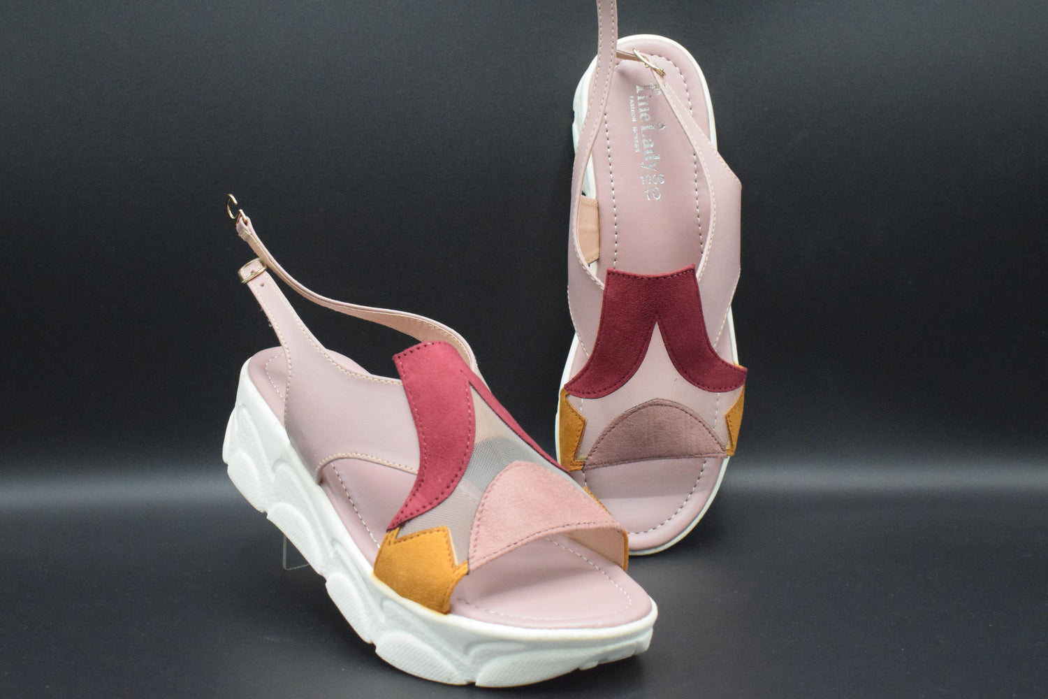 Shop Premium Multi color Double sole sandals for girls