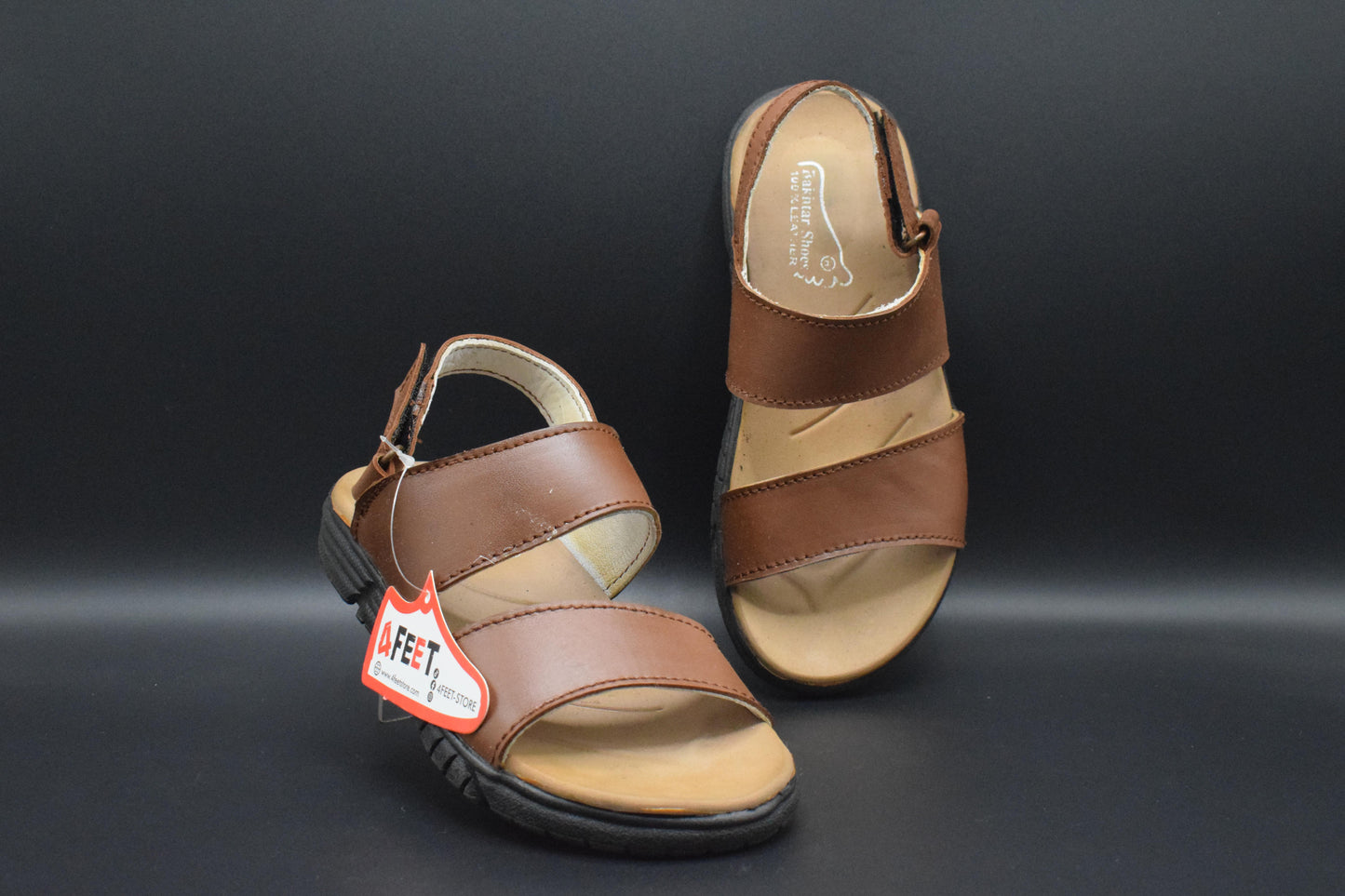 Buy Now Kids Premium Leather Sandals at 4feet