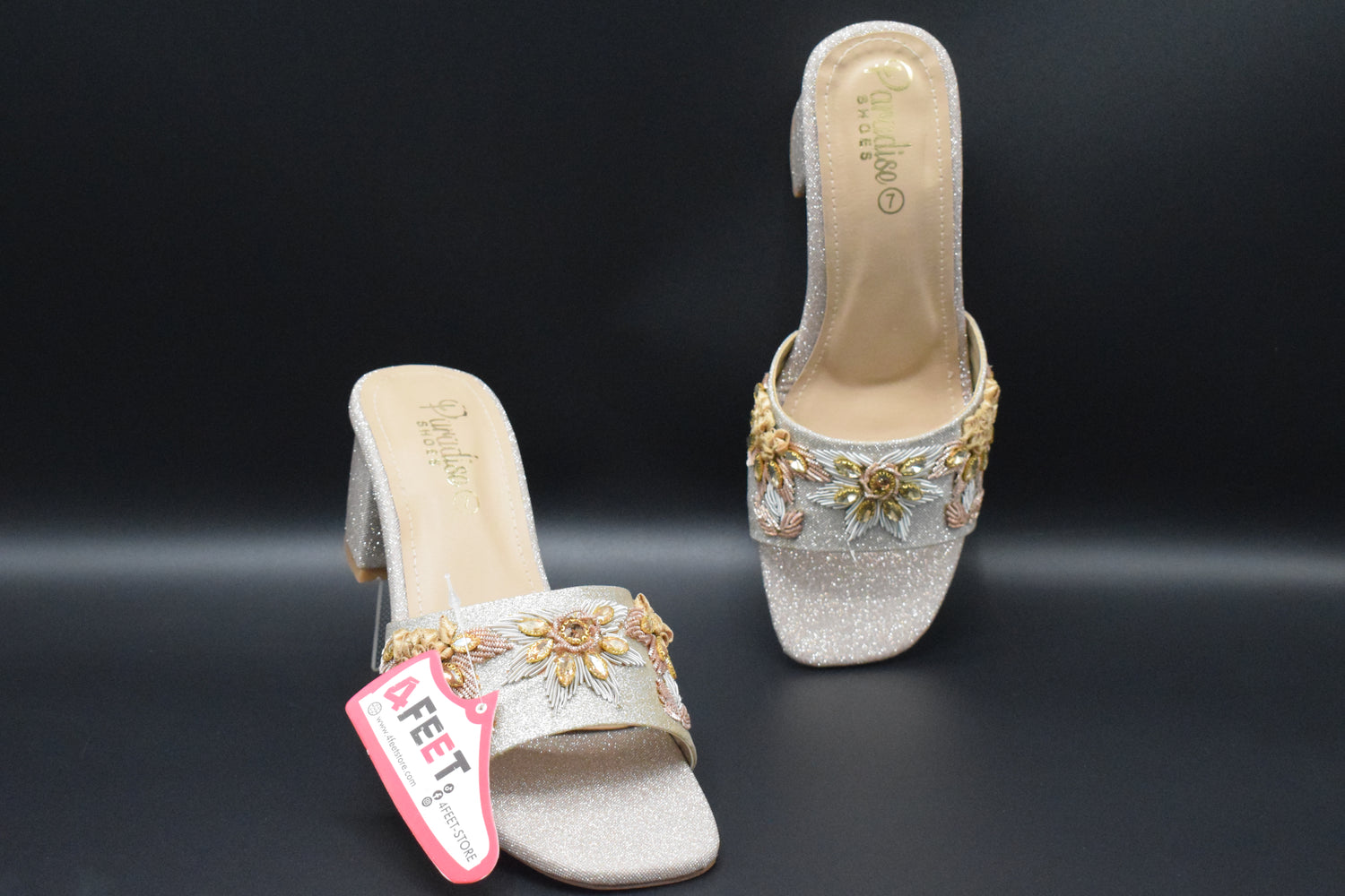 Shop Ladies Fancy Block Heels handmade work