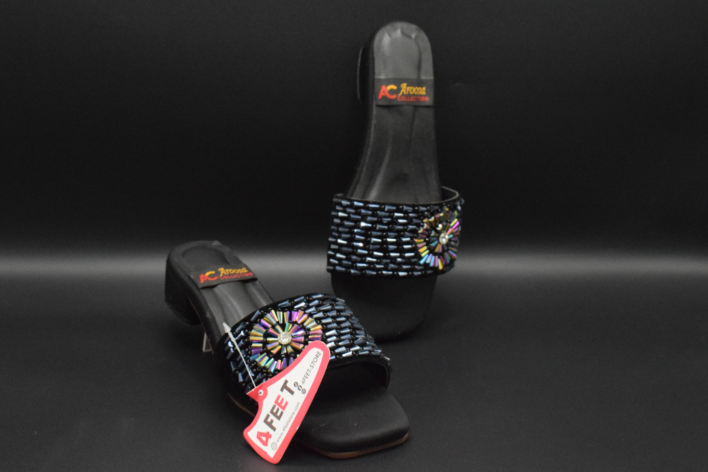 Shop The New Black Ladies Flats Fancy For Eid Collection