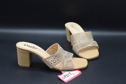 Buy Eid 2026 Fancy Party wear  Block Heel sandals at 4feet