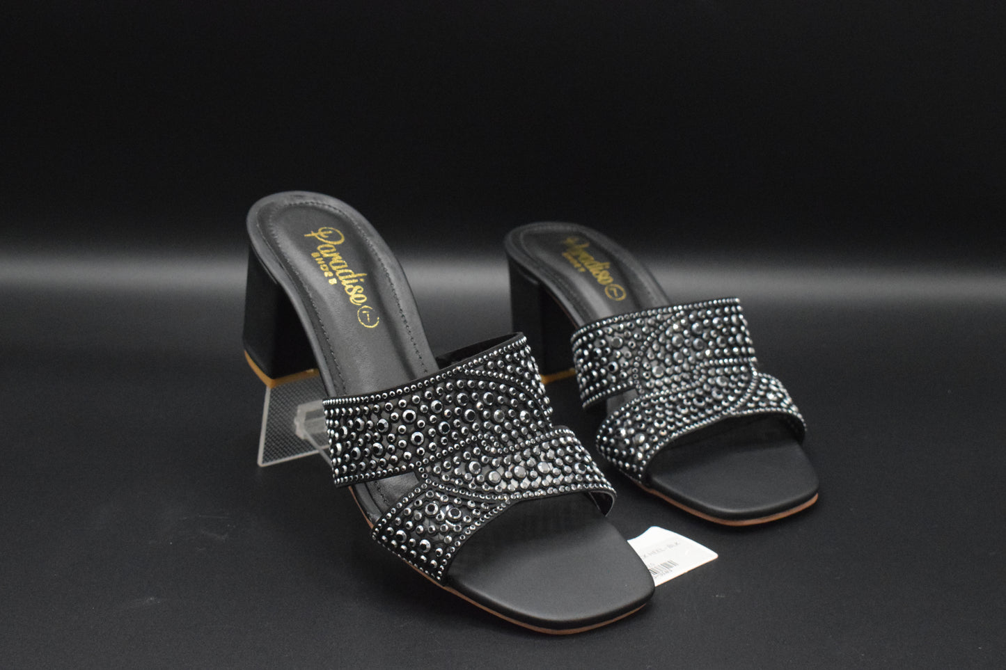 Buy Premium Class Party wear Black Block Heel