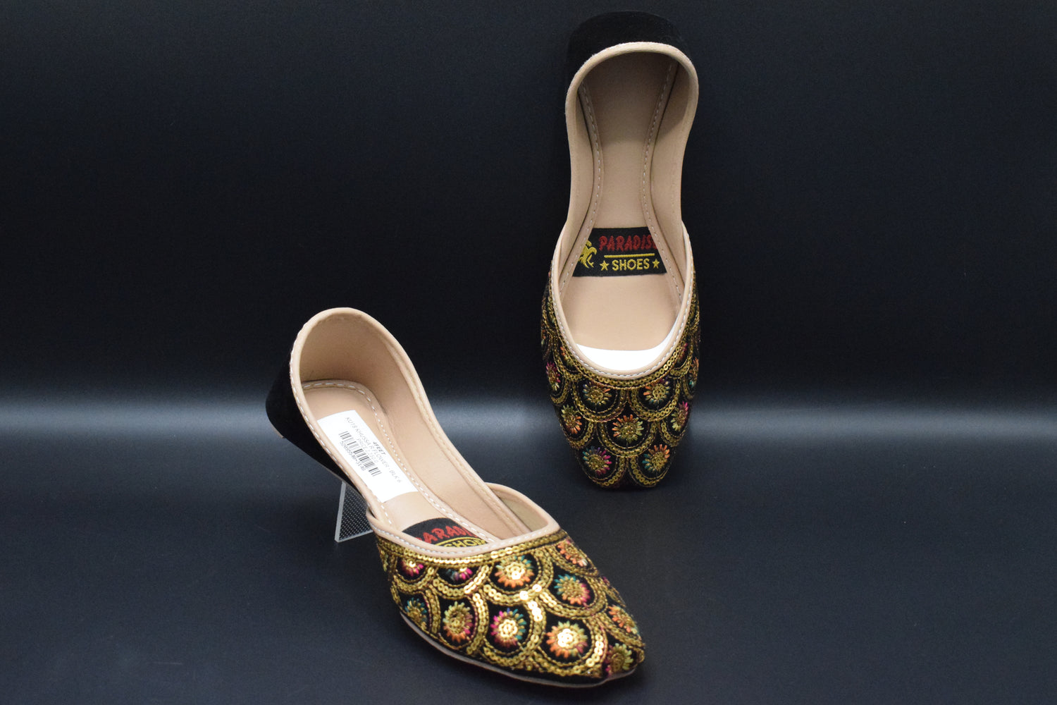 Shop Premium Leather Black Handmade Khussa