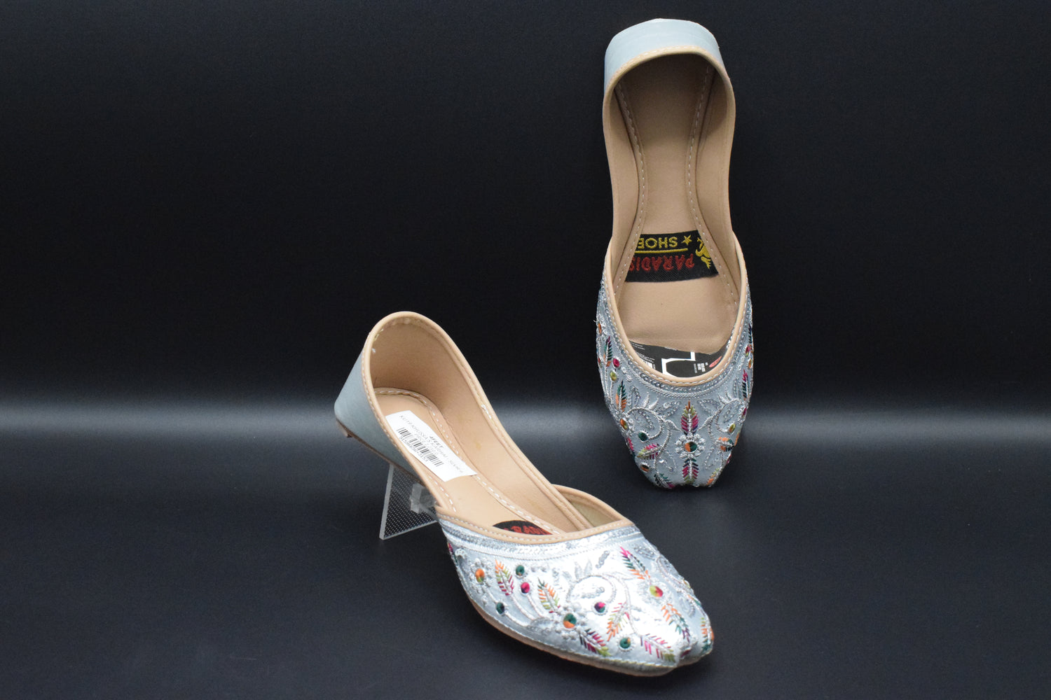 Shop Now Silver Handmade Khussa Premium Quality at 4feet