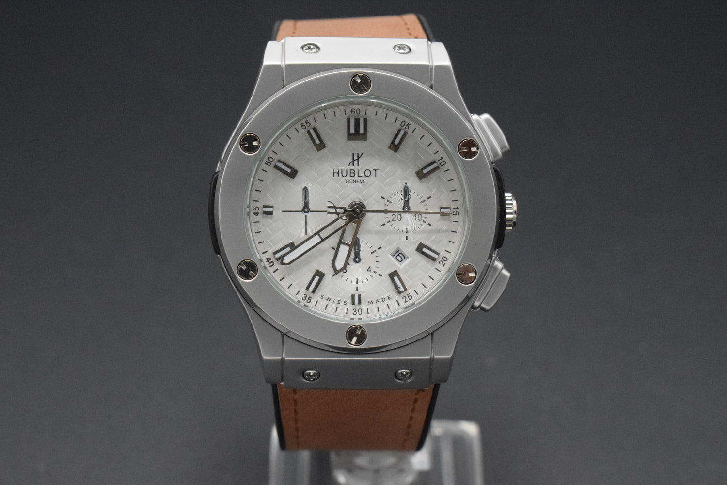 Shop Hublot White Dial Watch 2026 Rubber strap